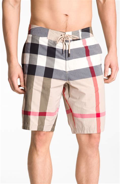 mens burberry shorts|burberry board shorts 20 inches.